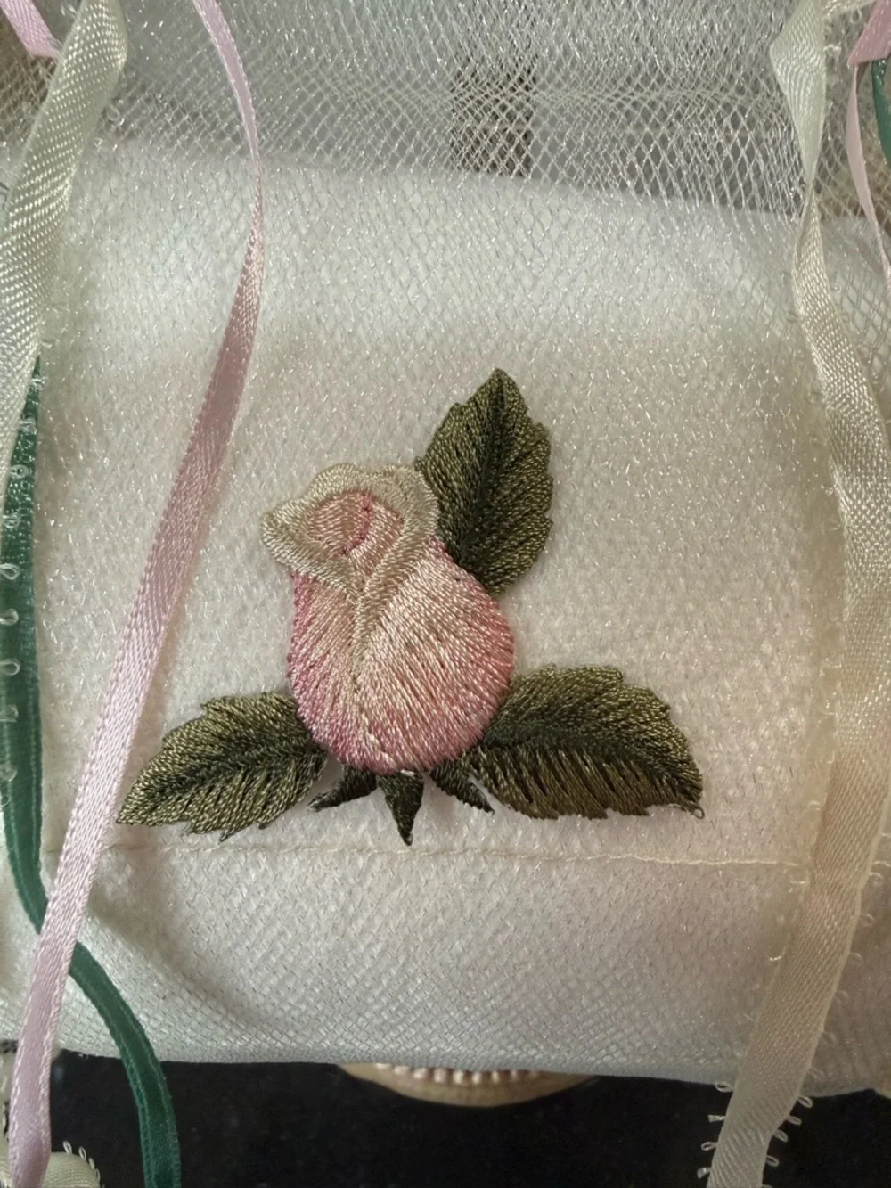 🌸 Hand Crafted Cream Lace Hand Towel and Toilet Paper Holder 🌸